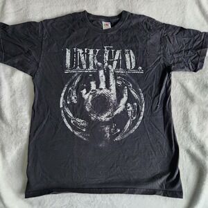 VINTAGE UNKIND SHIRT HARHAKUVAT MEDIUM BLACK FINLAND POST HARDCORE CRUST BAND